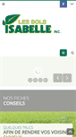 Mobile Screenshot of lessolsisabelle.com