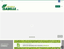 Tablet Screenshot of lessolsisabelle.com